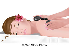 Lava stones massage Clip Art Vector Graphics. 11 Lava stones.