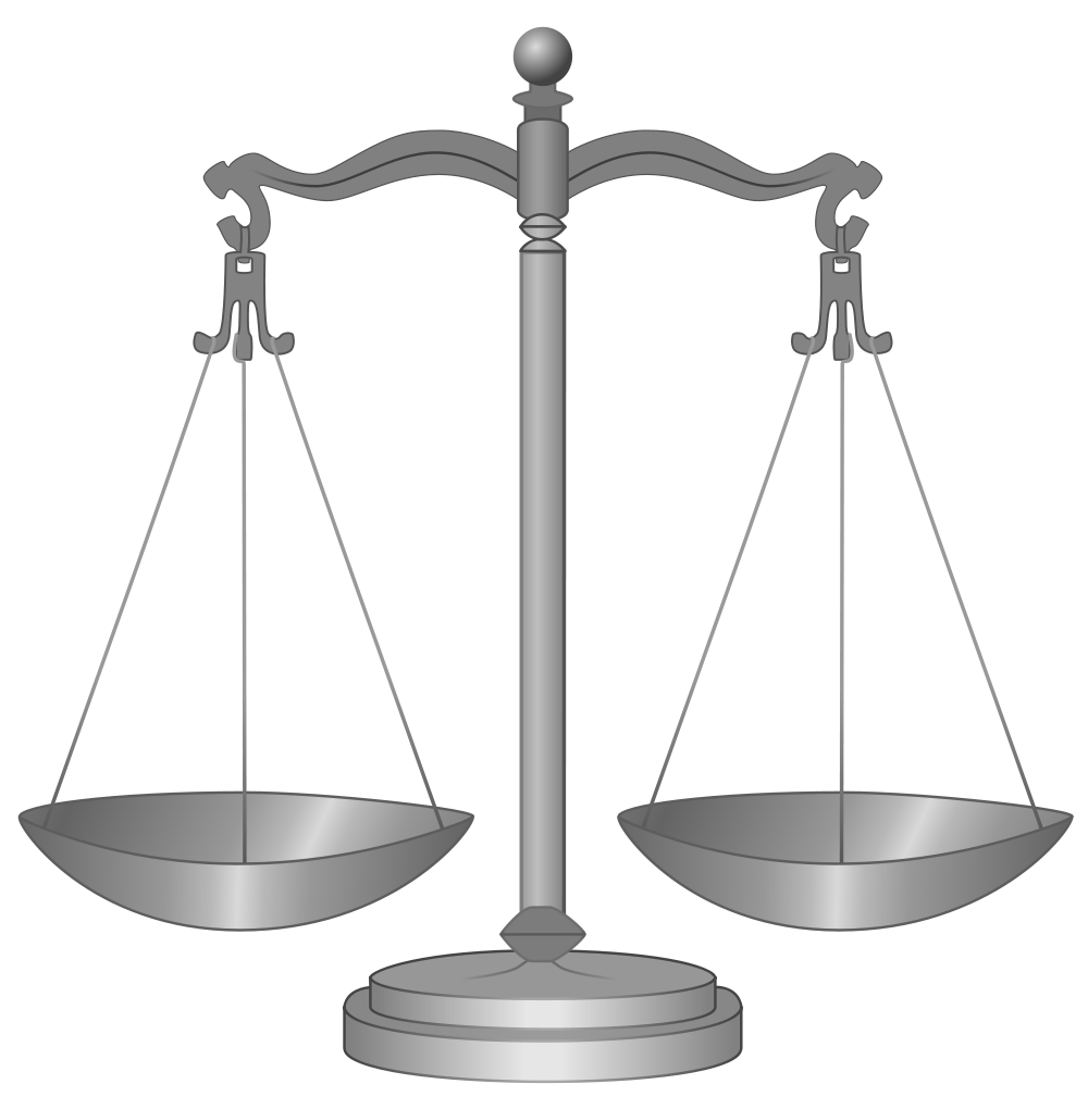 Law Scales Clipart.