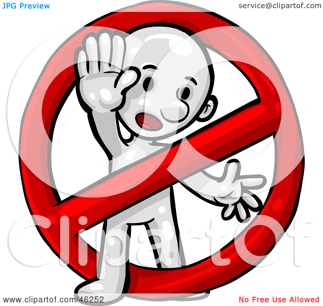 Law prohibited clipart - Clipground