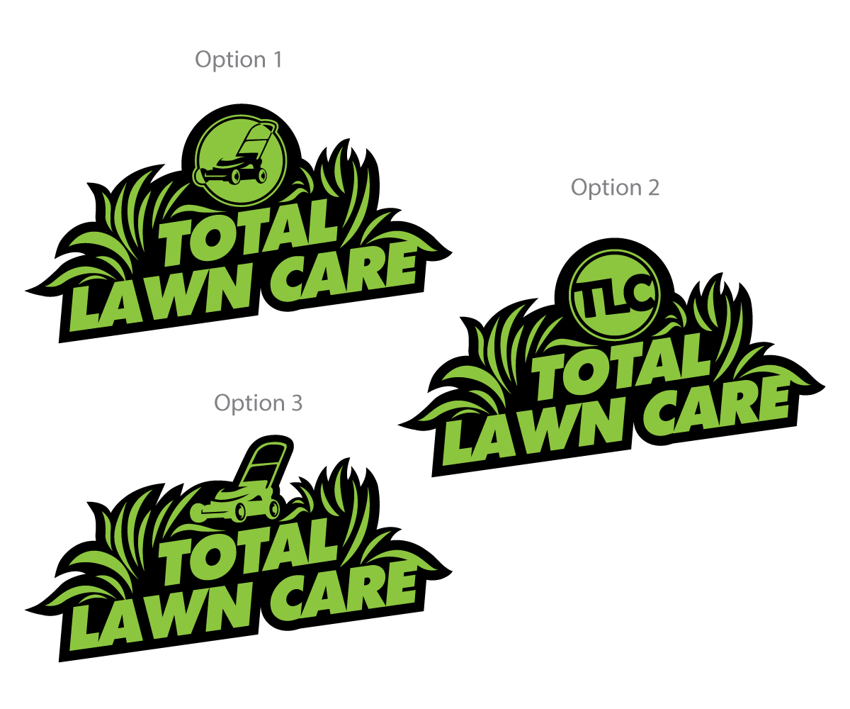 Lawn Mowing Logo Design.