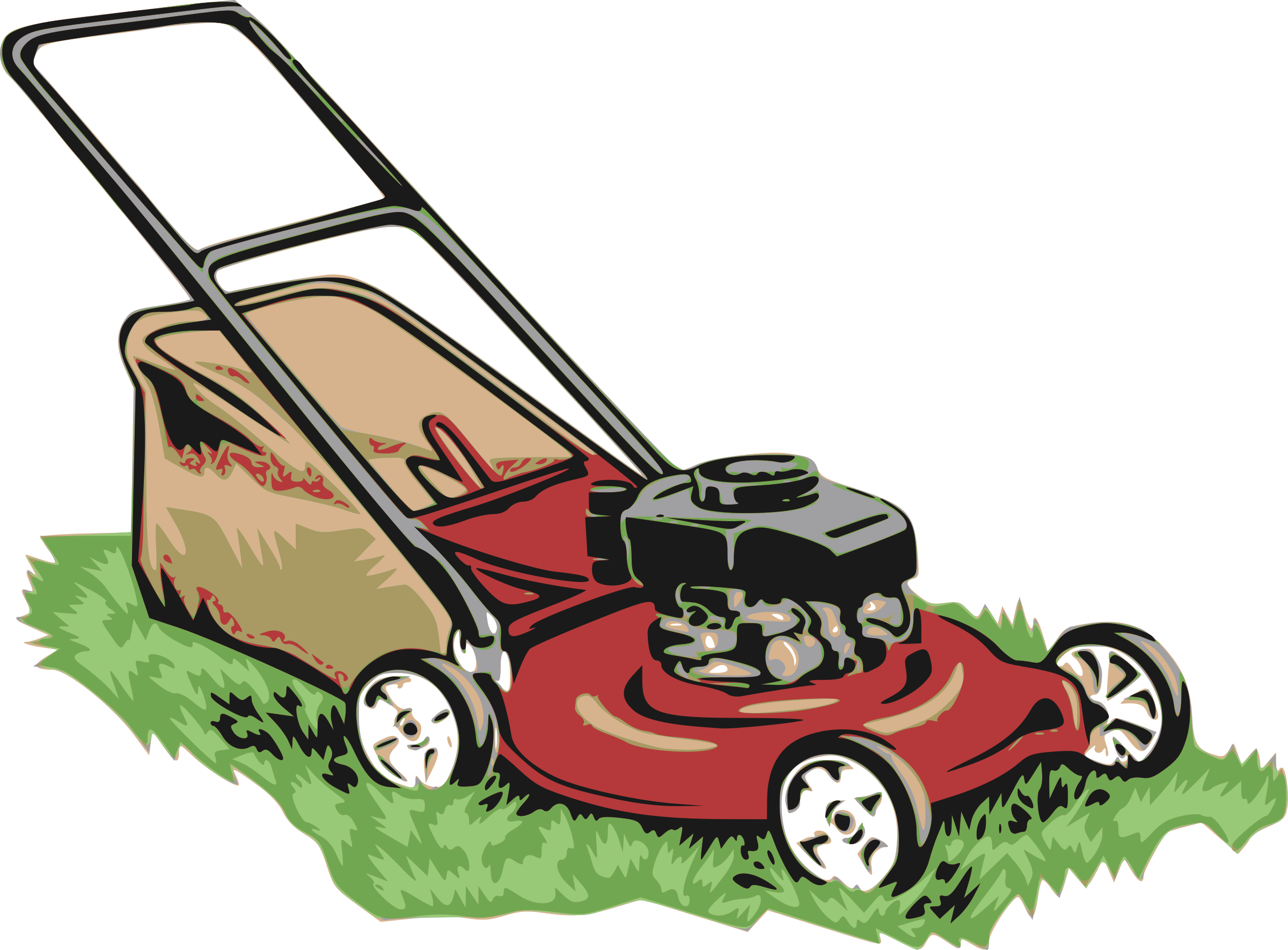 Lawn Mower Clipart.