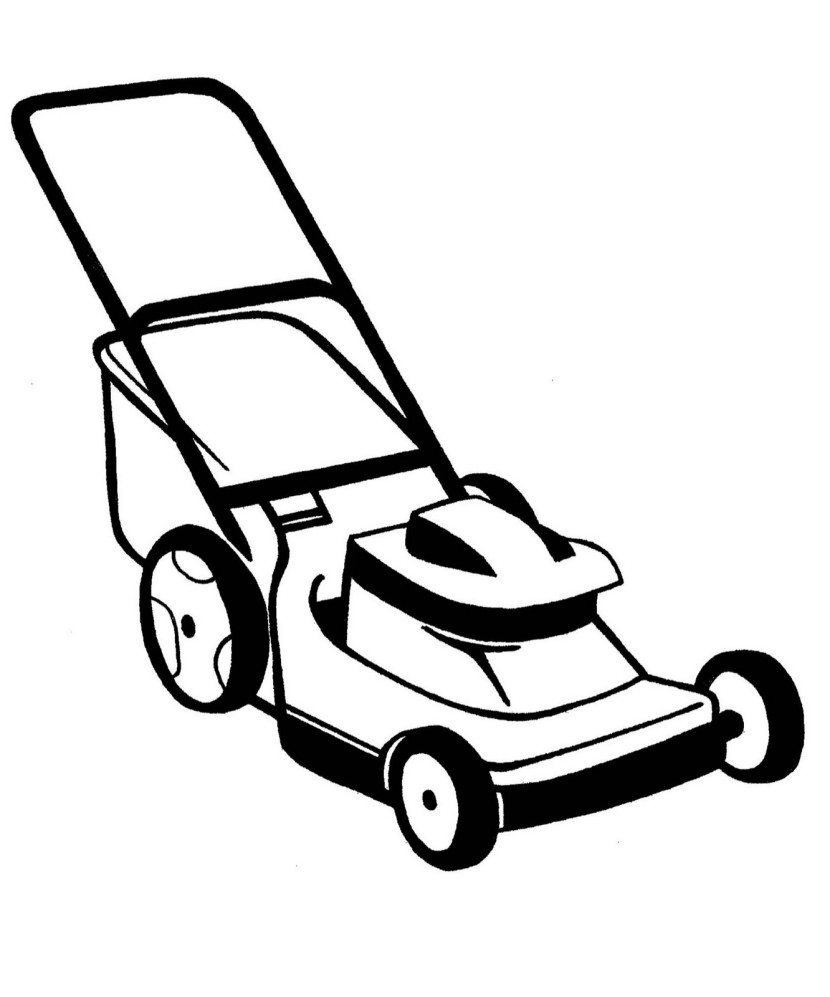 Free lawn mower clipart images.