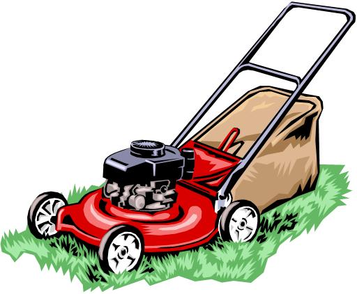 Lawn Mower Clipart Free Vector.