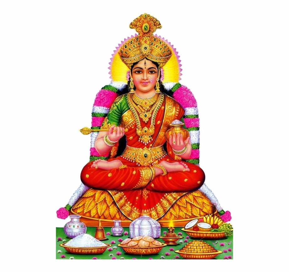 Lakshmi Mata Png Transparent Image.