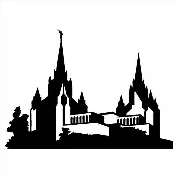 Free Lds Temple Silhouette, Download Free Clip Art, Free.