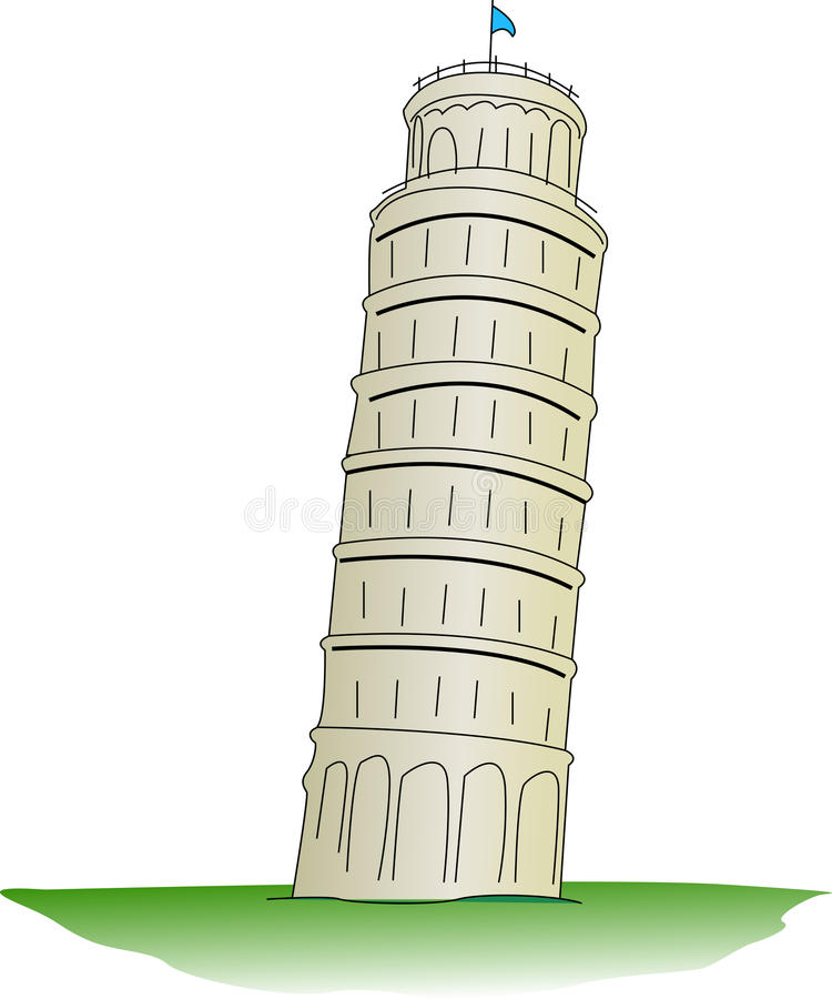 The Leaning Tower Of Pisa Clipart.