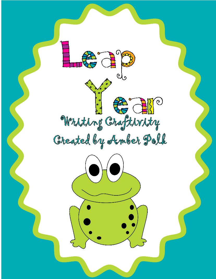 Leap year day frog clipart.