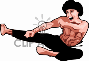 Bruce Lee Clipart.