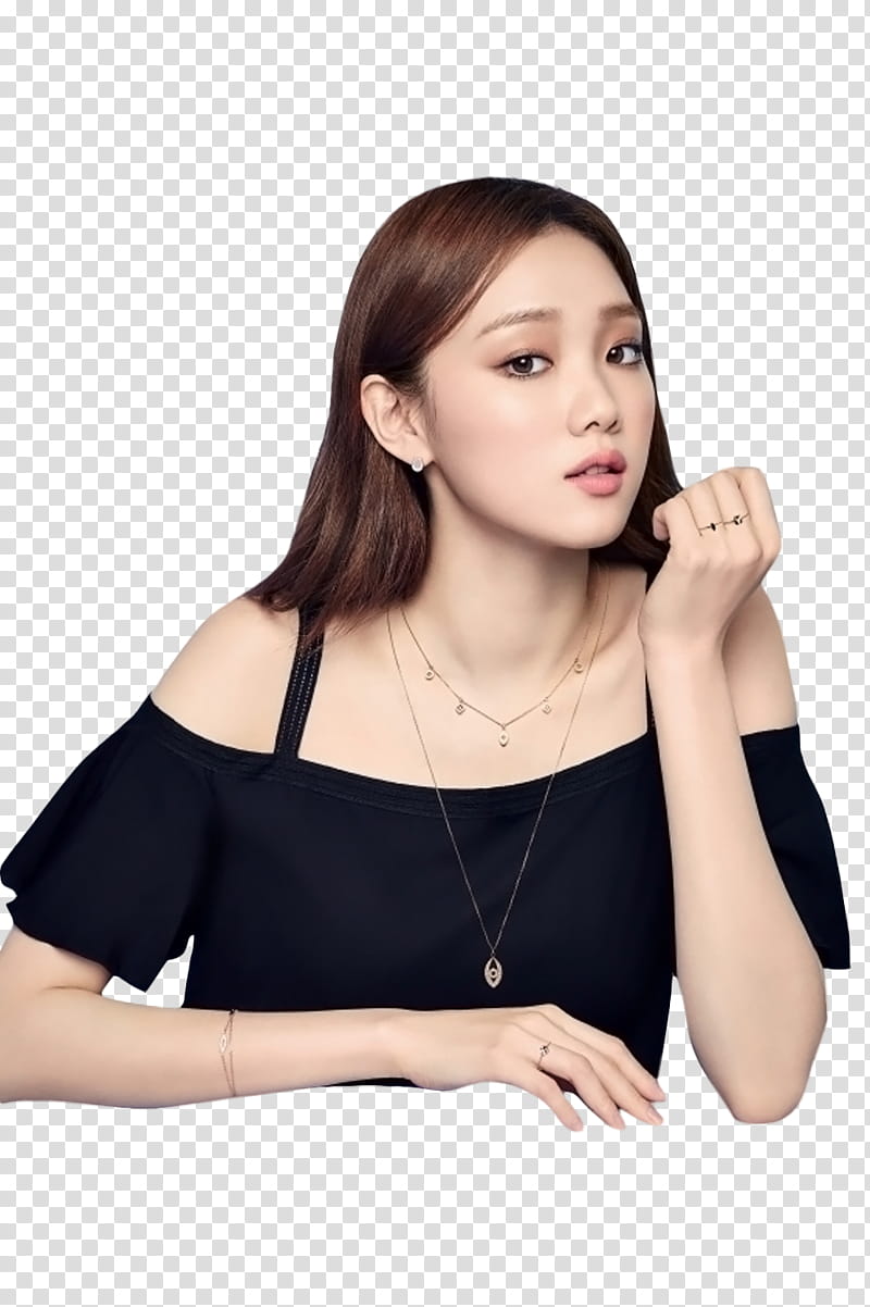 LEE SUNG KYUNG , woman wearing black spaghetti strap shirt.