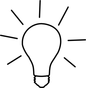 Light Bulb Idea Clip Art.