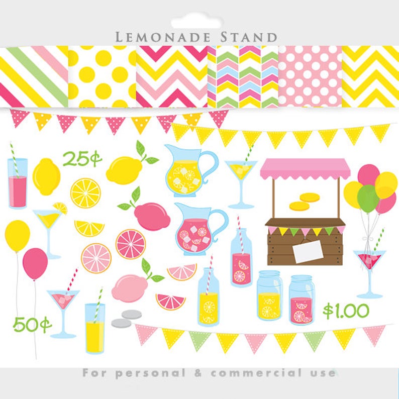 Lemonade clipart.