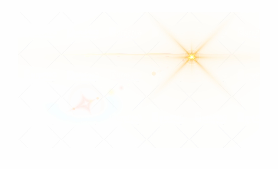 Side Yellow Lens Flare Png Image.