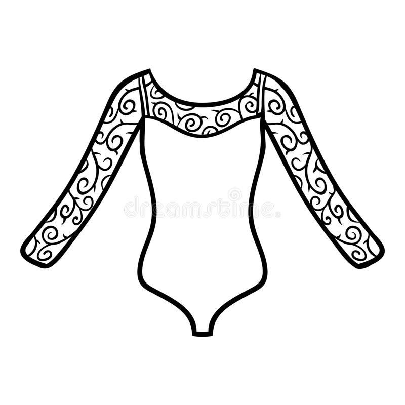 Dance Leotard Stock Illustrations.