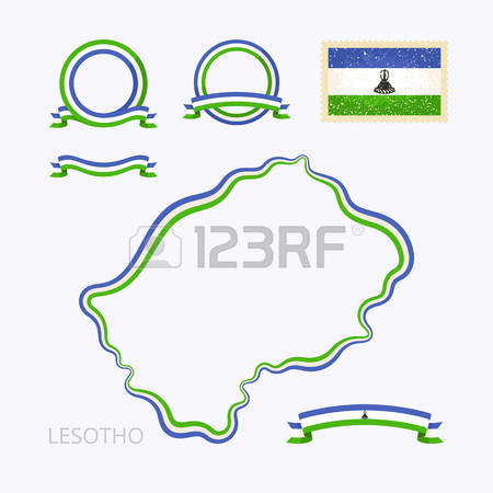 351 Map Of Lesotho Stock Vector Illustration And Royalty Free Map.