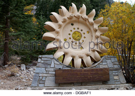 A Water Turbine Wheel At A Hydro Electric Power Station In Flims.
