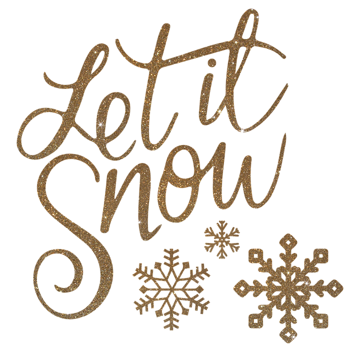 Let It Snow Christmas Merry.