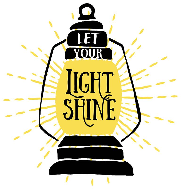 Let Your Light Shine Coloring Page