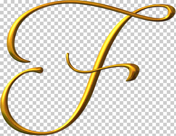 Letter Alphabet Cursive Font, LETRAS, yellow italic letter f.