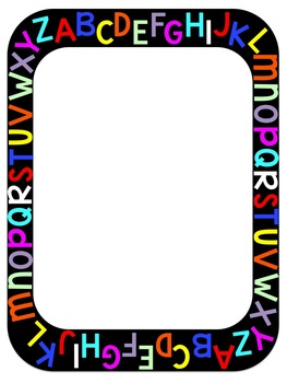 Letter Clipart Abc Border.