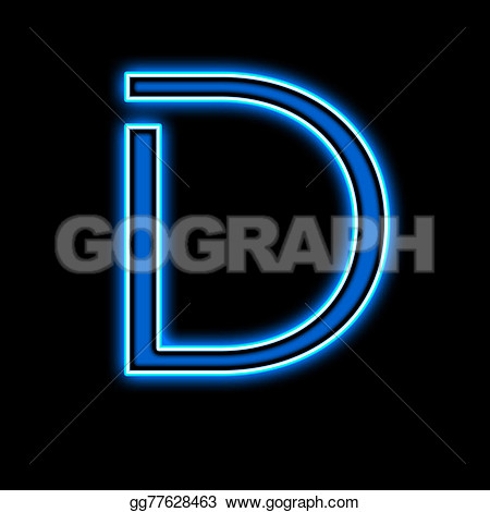 letter d blue clipart - Clipground