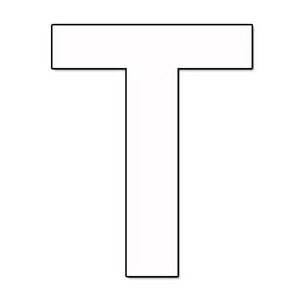 Outline Of The Letter T