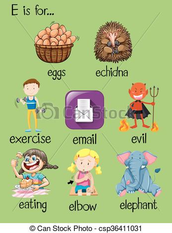 Letter Word Clipart.
