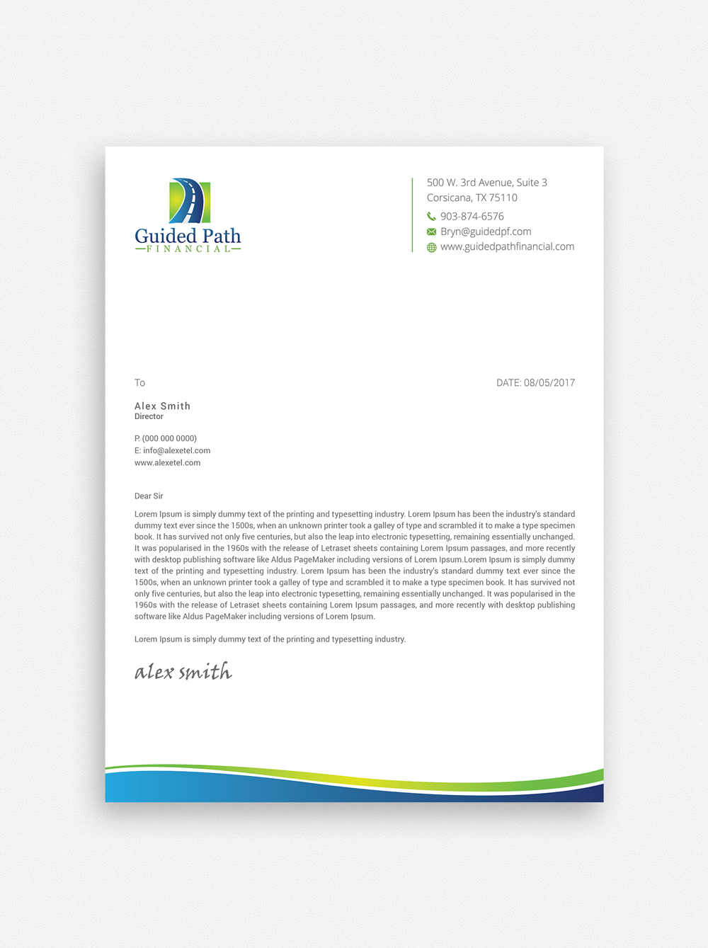 How To Write A Letterhead