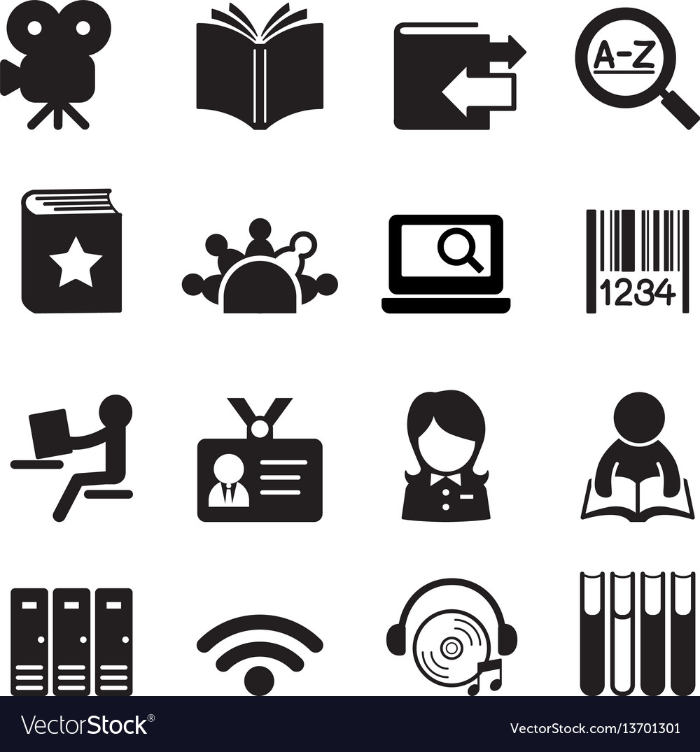 Library icons symbol 2.