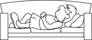 899 Sofa free clipart.