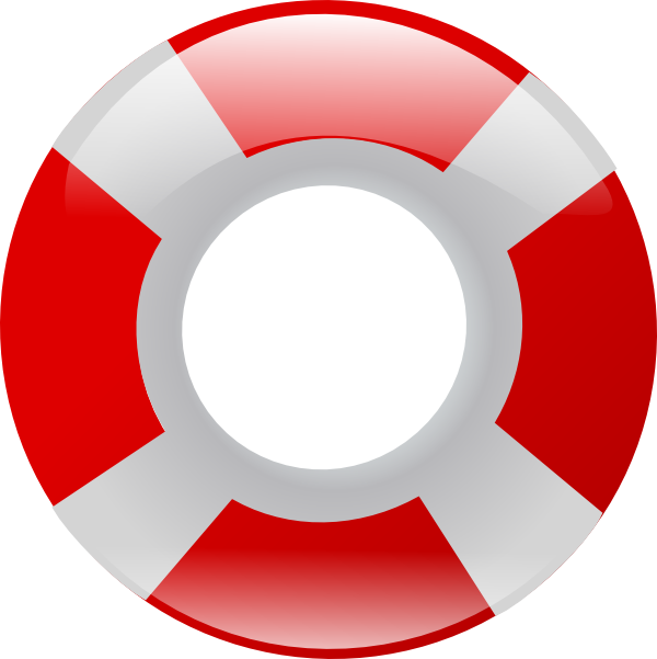 Life Preserver Clip Art at Clker.com.