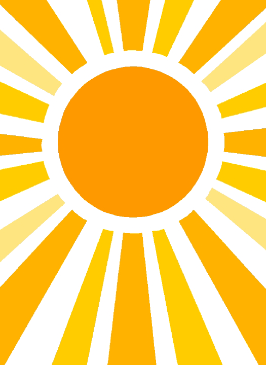 Sun rays clipart png.