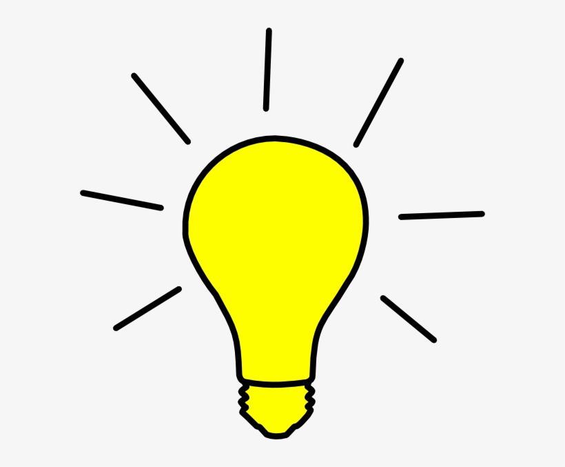 Bulb Clipart Yellow Thing.