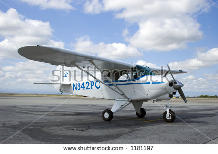 Piper Plane Stock Images, Royalty.