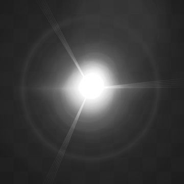 2019 的 Transparent Lens Flare Sunlight Effect, Abstract.