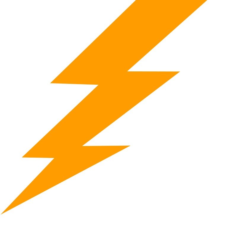 Yellow lightning as a picture for clipart free image.