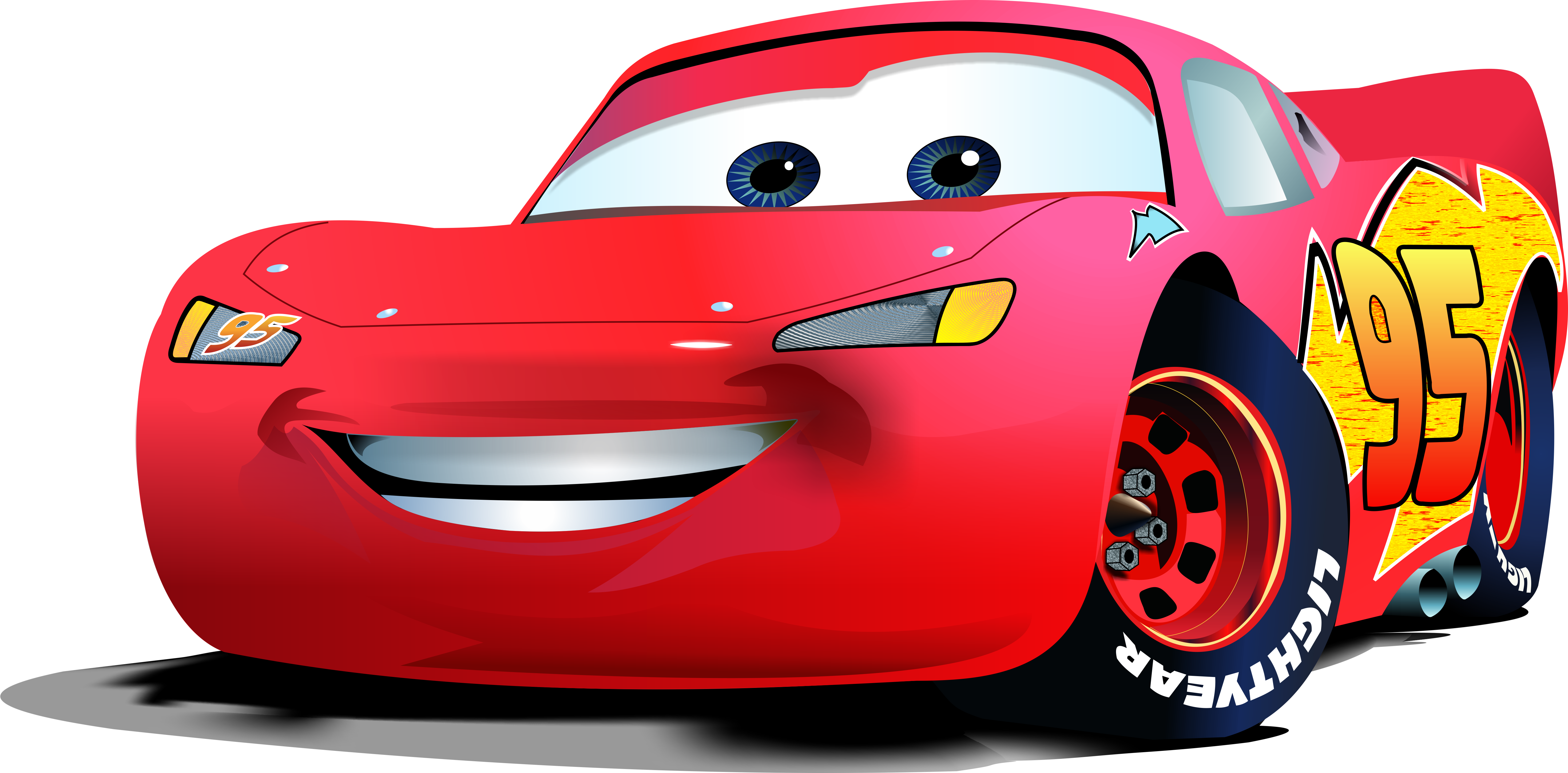 Lightning McQueen SVG