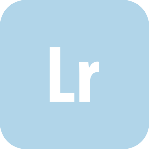 Adobe, lightroom, rounded icon.