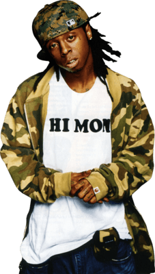 Lil Wayne Hi Mom transparent PNG.
