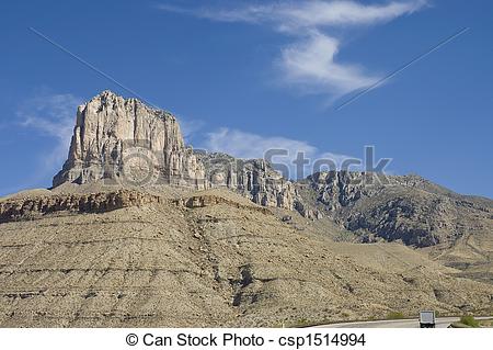 Stock Photo of Guadalupe Limestone reef.