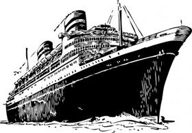 Ocean liner clip art.