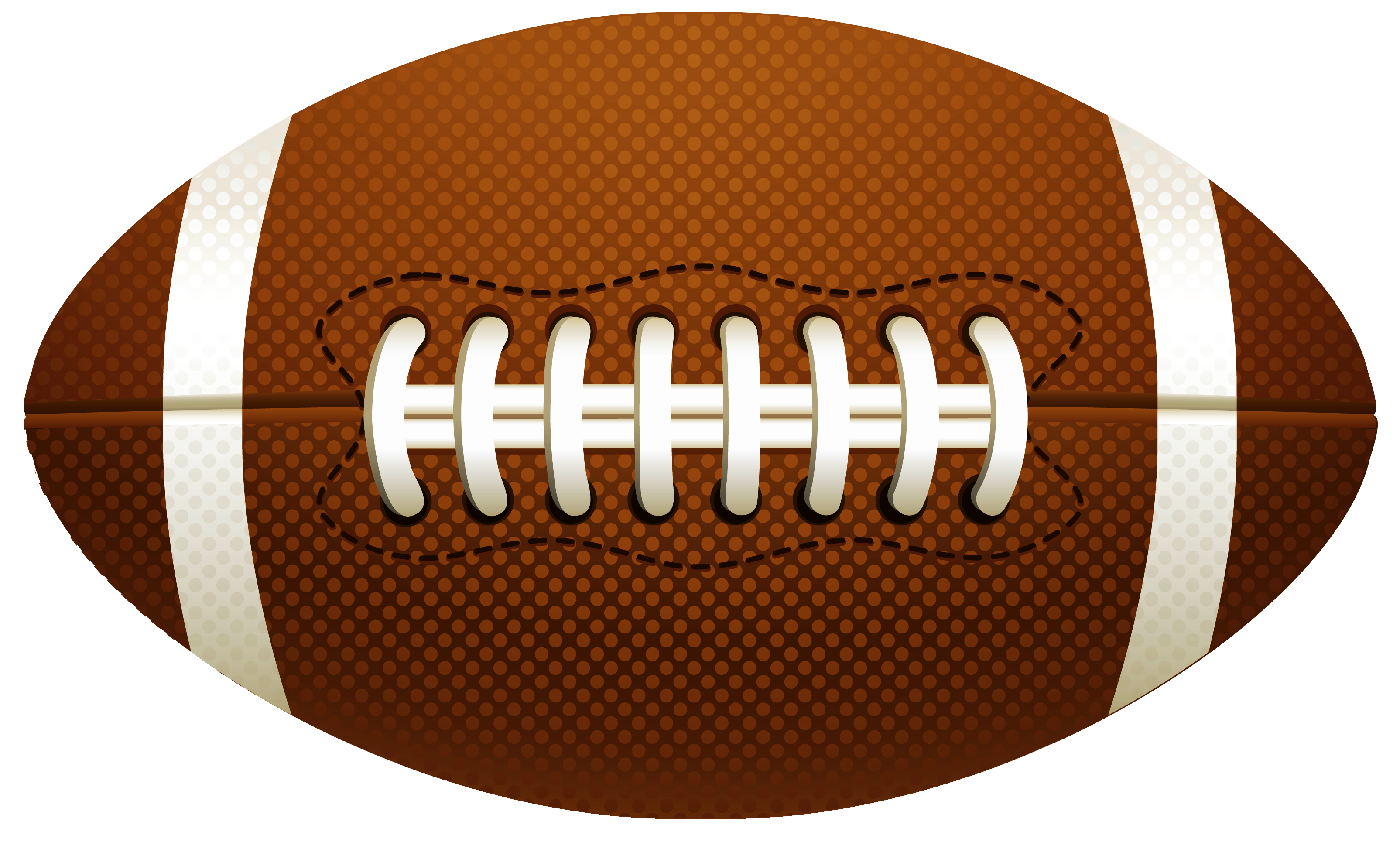 American Football Ball PNG Vector Clipart.