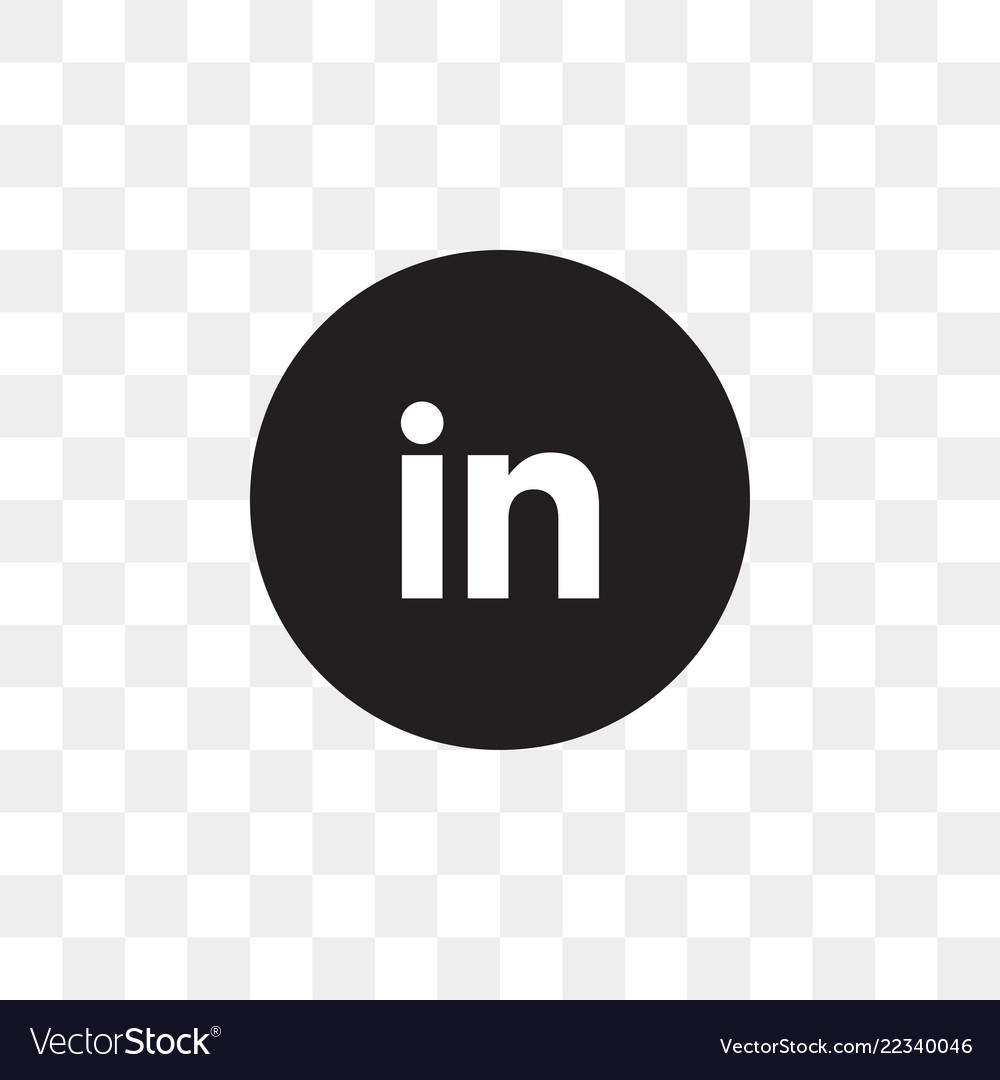 Linkedin social media icon design template.