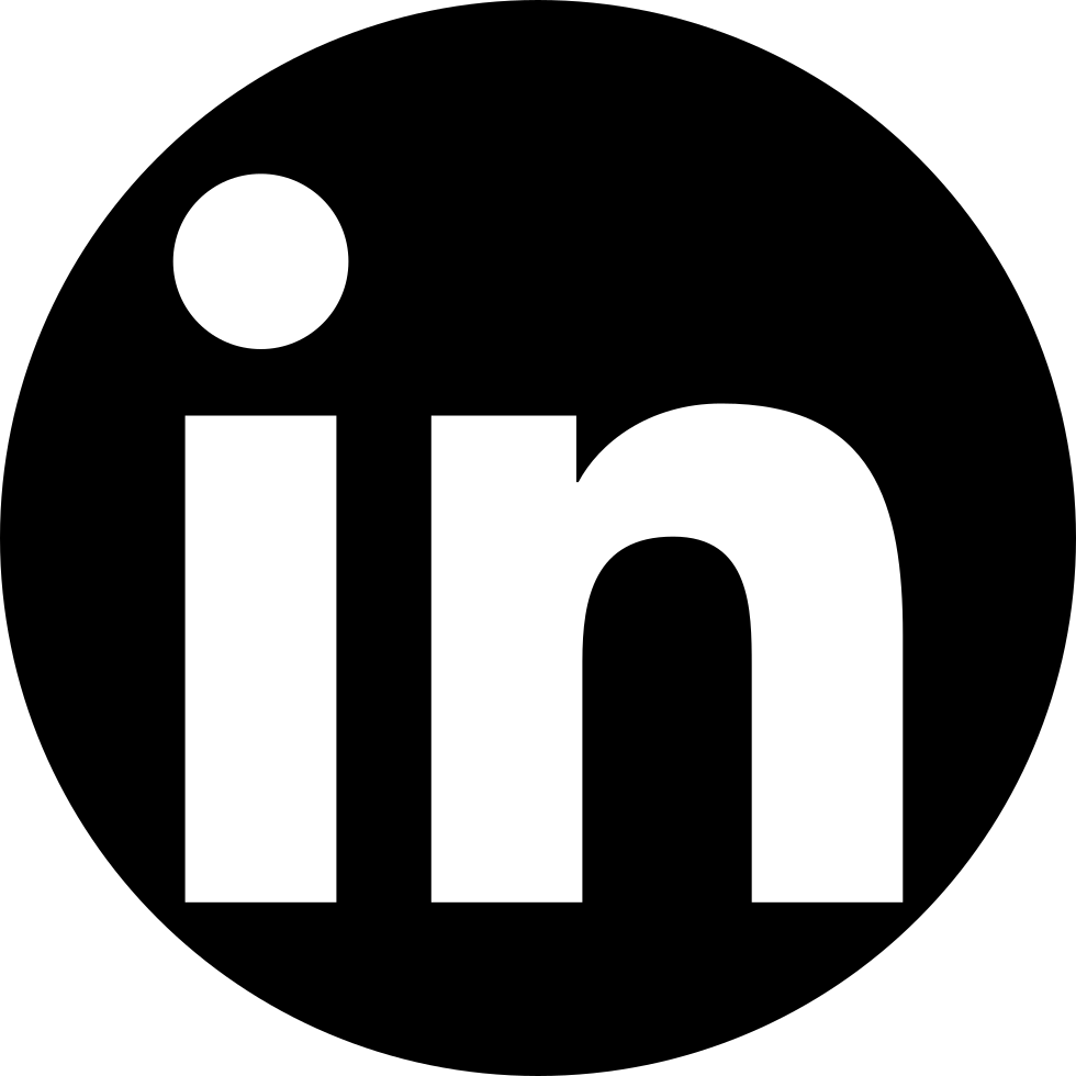 black png linkedin logo