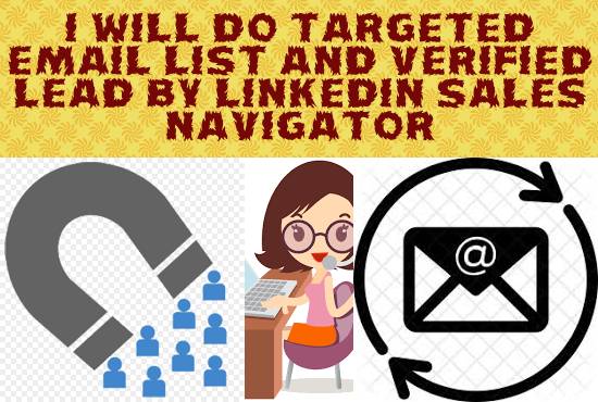 do targeted email list and verified lead generation.