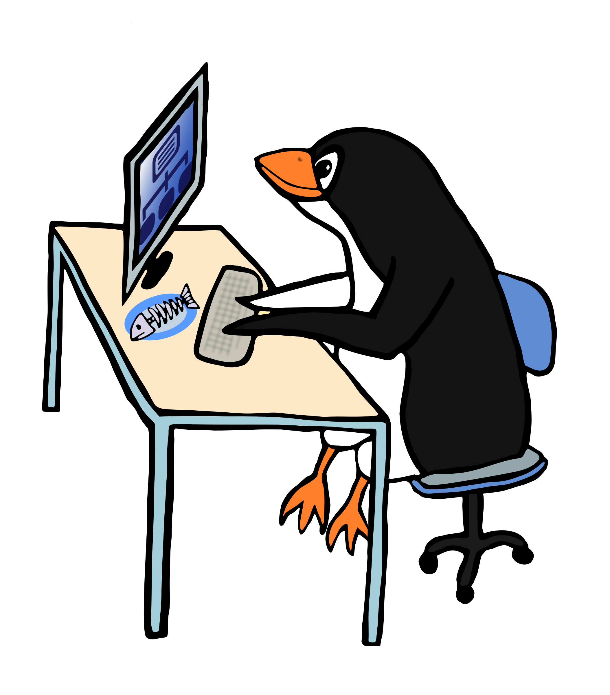 Linux live clipart.