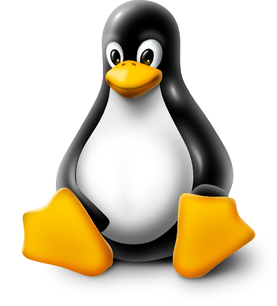 Linux penguin clip art.
