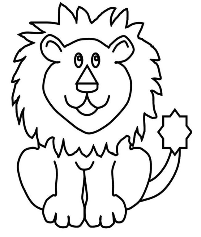 Lion Outline Drawing at GetDrawings.com.