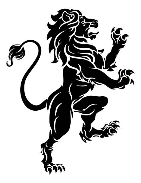 Top 60 Lion Rampant Clip Art, Vector Graphics and.