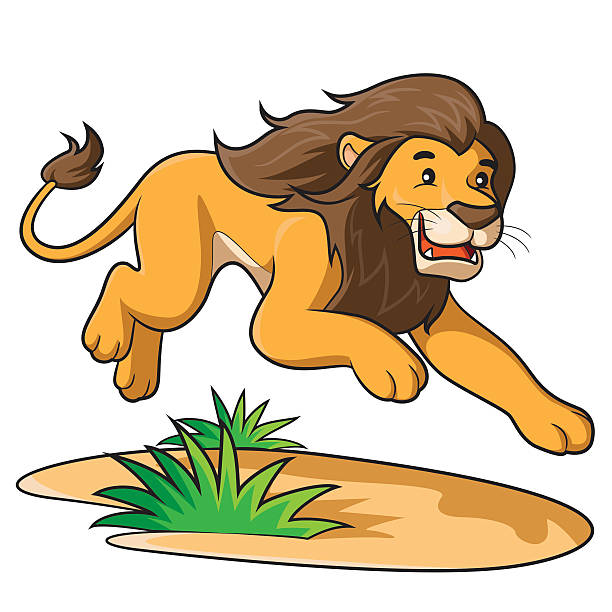 Best Lion Running Illustrations, Royalty.