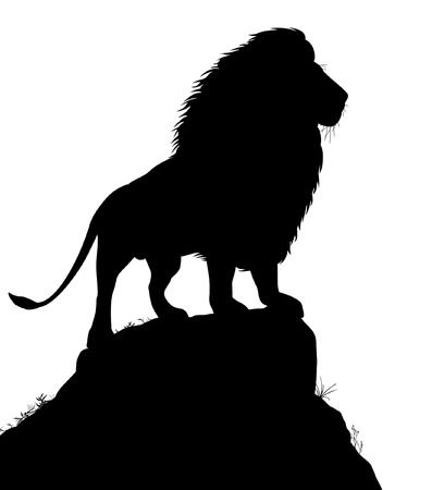 9,706 Lion Silhouette Cliparts, Stock Vector And Royalty.